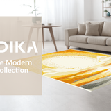 Stylish Retro Floral Imprint(Yellow)