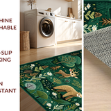 Vibrant Green Wildlife Silhouette(Green)