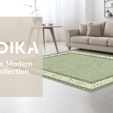 Inviting Cozy Geometric Border Theme(Green)