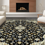 Timeless Vintage Ogee Patterned Charm(Black)