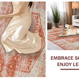 Artistic Distressed Patterned Layers(Red)