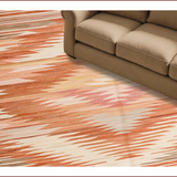 Ultra Soft Area Rug, Non Slip, Stain Resistant, Washable Area Rugs for Living Room, Bedroom, Luxurious Soft Burnt Orange Area Rug Bedroom(Orange)