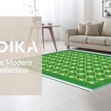 Charming Springtime Checkered Aesthetic(Green)