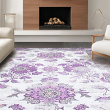 Elegant Pastel Geometric Arrangement(Purple)