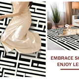 Chic Abstract Tiled Aesthetic Appeal(Black)