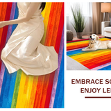 Charming Multicolored Striped Aesthetic(Blue)