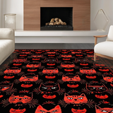 Charming Halloween Cat Silhouette(Black)