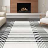 Chic Blue Toned Camping Fabric(Black)