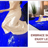 Ultra Soft Area Rug, Non Slip, Stain Resistant, Washable Area Rugs for Living Room, Bedroom, Starlit Ethereal Pattern Design(Blue)