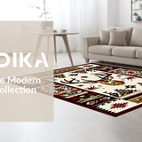 Chic Rustic Nature Inspired Textile(Beige)