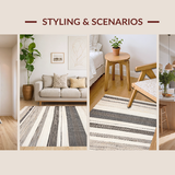 Chic Contemporary Woven Design(Gray)