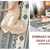 Geometric Black Ivory Elegance(Black)