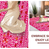 Playful Groovy Heart Motif(Pink)
