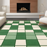 Elegant High Pile Circular Composition(Green)