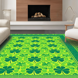 Elegant Contemporary Shamrock Motif(Green)