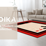 Ultra Soft Area Rug, Non Slip, Stain Resistant, Washable Area Rugs for Living Room, Bedroom, Whimsical Plush Animal Décor(Beige)