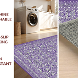 Ultra Soft Area Rug, Non Slip, Stain Resistant, Washable Area Rugs for Living Room, Bedroom, Artistic Rich Purple Comfort(Purple)