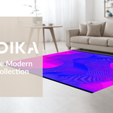 Striking Futuristic Radiant Motif(Pink)