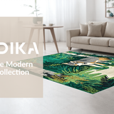 Bold Graphic Wolf Imagery(Green)