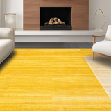 Ultra Soft Area Rug, Non Slip, Stain Resistant, Washable Area Rugs for Living Room, Bedroom, Radiant Contemporary Yellow Hue(Yellow)