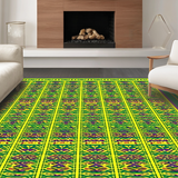 Whimsical Geometric Entryway Accent(Green)