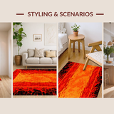 Lively Abstract Shapes Ensemble(Red)