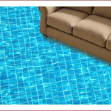 Retro Sporty Abstract Art(Blue)