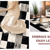 Contemporary Graphic Black and Beige(Gray)