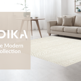 Distinctive Geometric Swirl(Beige)