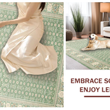 Sage Elegance with Geometric Accents(Green)