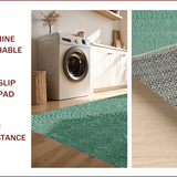 Ultra Soft Area Rug, Non Slip, Stain Resistant, Washable Area Rugs for Living Room, Bedroom, Soft Modern Abstract Dining Room Rug(Green)