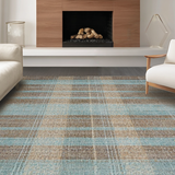Ultra Soft Area Rug, Non Slip, Stain Resistant, Washable Area Rugs for Living Room, Bedroom, Chic Abstract Textured Pattern(Brown)