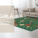 Timeless Classic Floral Symmetry(Green)