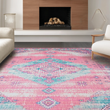 Artful Retro Hexagonal Layout(Pink)