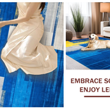 Lively Abstract Color Splash(Blue)