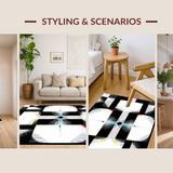 Sophisticated Artistic Black and White Theme(White)