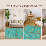 Elegant Teal and Orange Fusion(Blue)