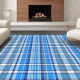Sleek Pastel Tartan Texture(Blue)