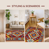Unique Bright Geometric Arrangement(Red)