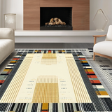 Chic Abstract Linear Design(Beige)