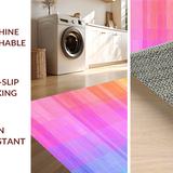 Vivid Multicolor Shaggy Texture(Pink)