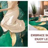 Contemporary Emerald and Gold Fusion(Green)