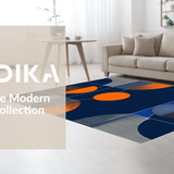 Eclectic Colorful Modern Texture Blend(Blue)