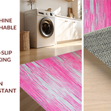 Ultra Soft Area Rug, Non Slip, Stain Resistant, Washable Area Rugs for Living Room, Bedroom, Unique Animal Print Elegance(Pink)