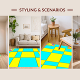 Kid Friendly Cheerful Game Motif(Blue)