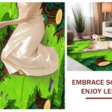 Joyful Cartoonish Scene(Green)