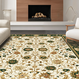 Classic Elegant Leafy Symmetrical Design(Ivory)