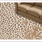 Ultra Soft Area Rug, Non Slip, Stain Resistant, Washable Area Rugs for Living Room, Bedroom, Tufted Wool Entryway Rug for Minimalist Decor(Beige)