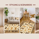 Eco Friendly Safari Style Floor Decor(Beige)