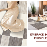 Artful Cream Medallion Layout(Beige)